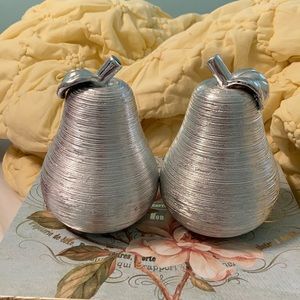 Silver rough texture Pear 🍐 decorative items
